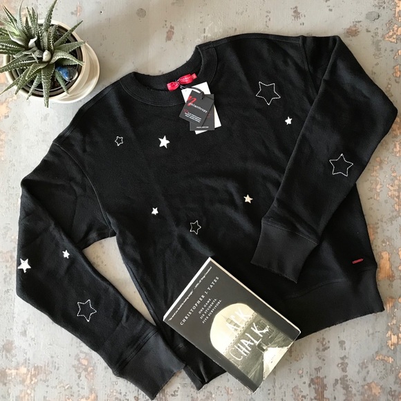 n:PHILANTHROPY Tops - n:Philanthropy Lauren Embroidered Stars Pullover